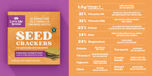 Load image into Gallery viewer, Love Me Some™ Seed Crackers - Pumpkin Seeds, Flax Seeds and Turmeric