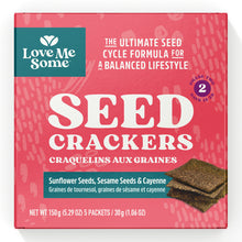 Load image into Gallery viewer, Love Me Some™ Seed Crackers - Sunflower Seeds, Sesame Seeds and Cayenne