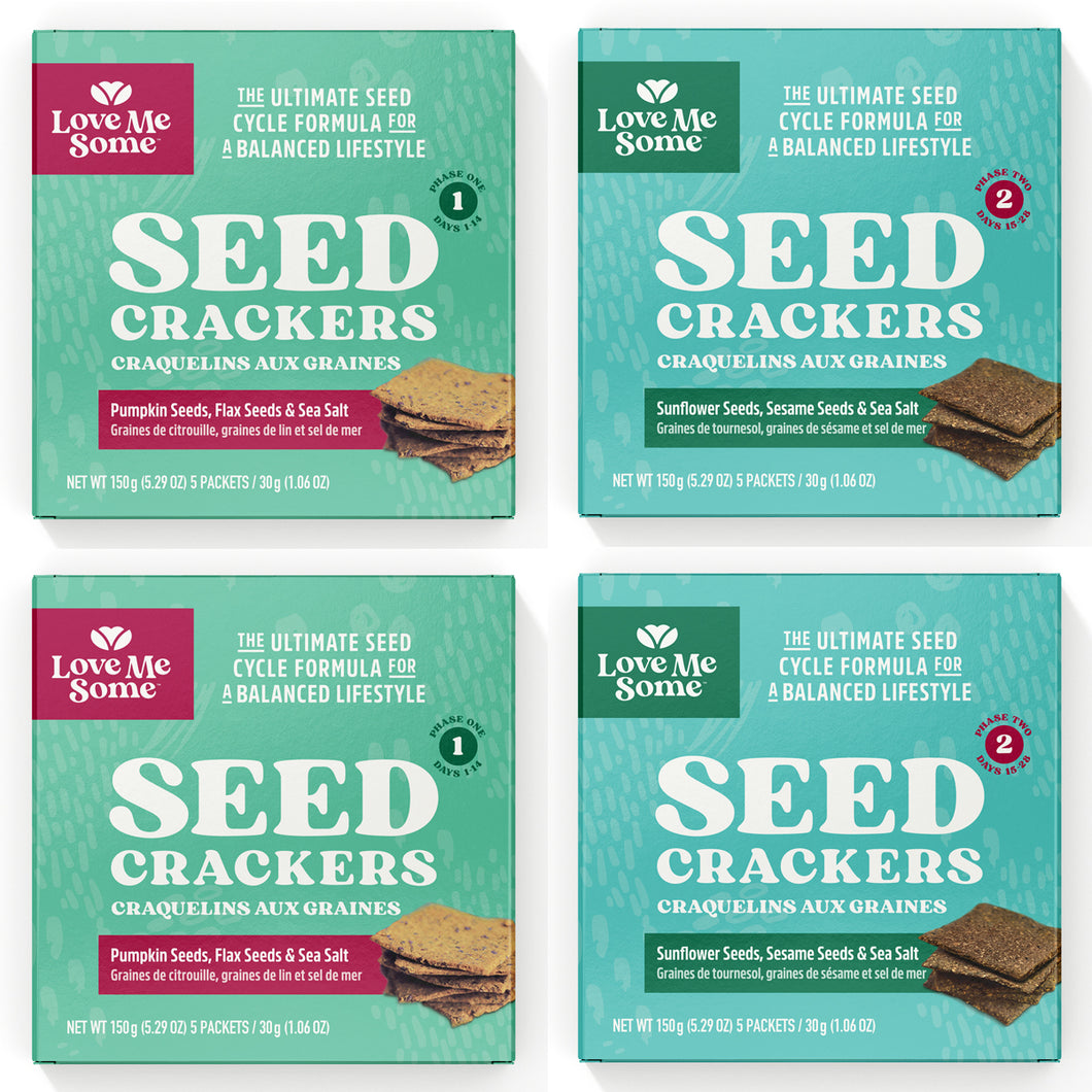 Love Me Some™ Seed Crackers - Monthly Subscription (Sea Salt)