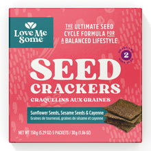 Load image into Gallery viewer, Love Me Some™ Seed Crackers - Sunflower Seeds, Sesame Seeds and Cayenne

