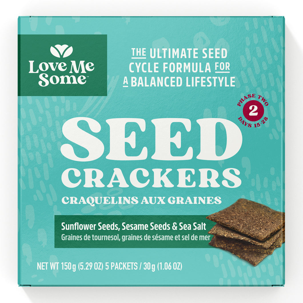 Love Me Some™ Seed Crackers - Sunflower Seeds, Sesame Seeds and Sea Salt